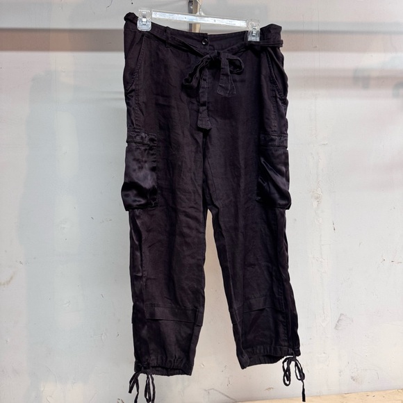 INC International Concepts Pants - Inc international concepts brown linen cargo pants size 8